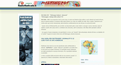Desktop Screenshot of meltingpot.radioradicale.it